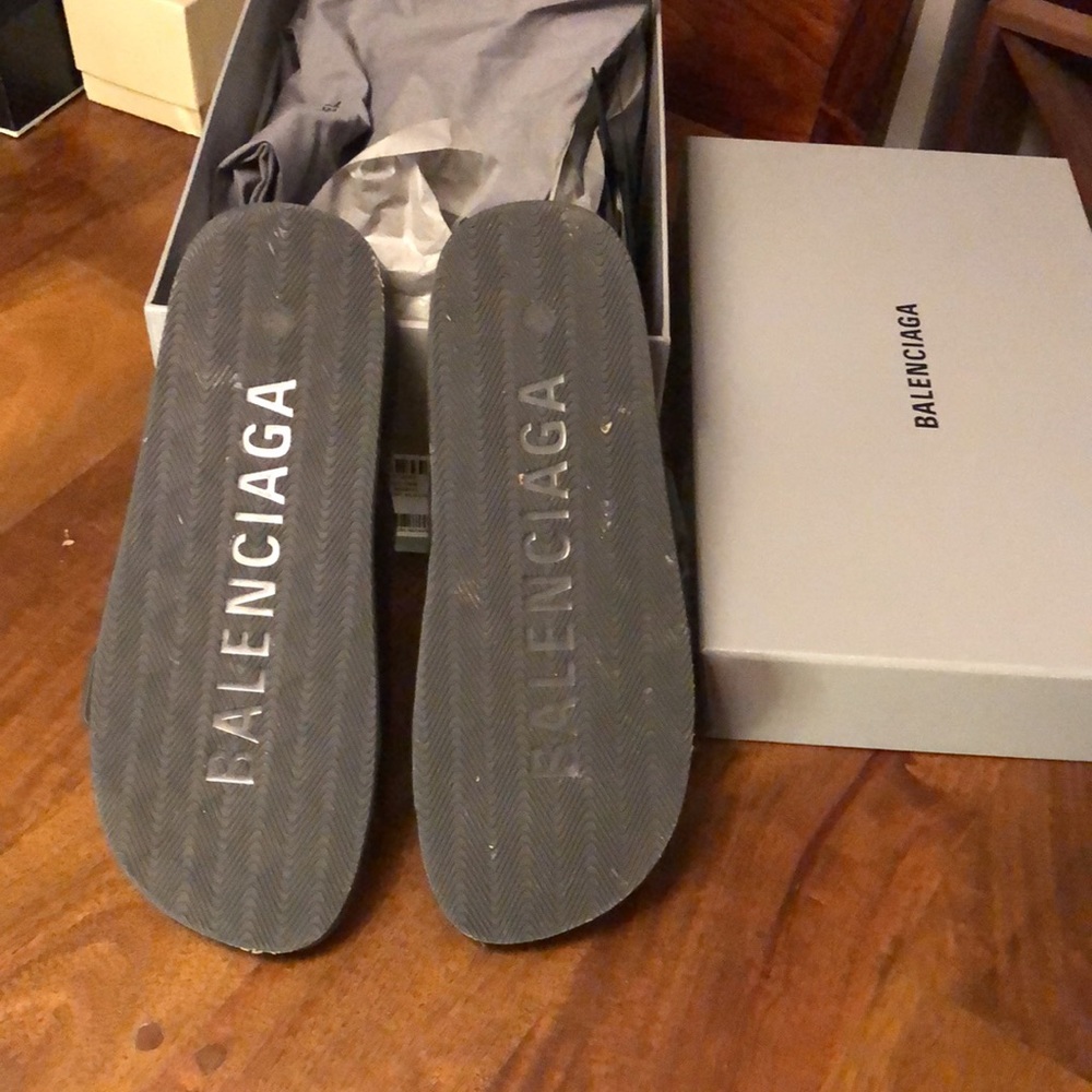 Balenciaga transparent black sandals size 40 EU - Picture 2 of 4